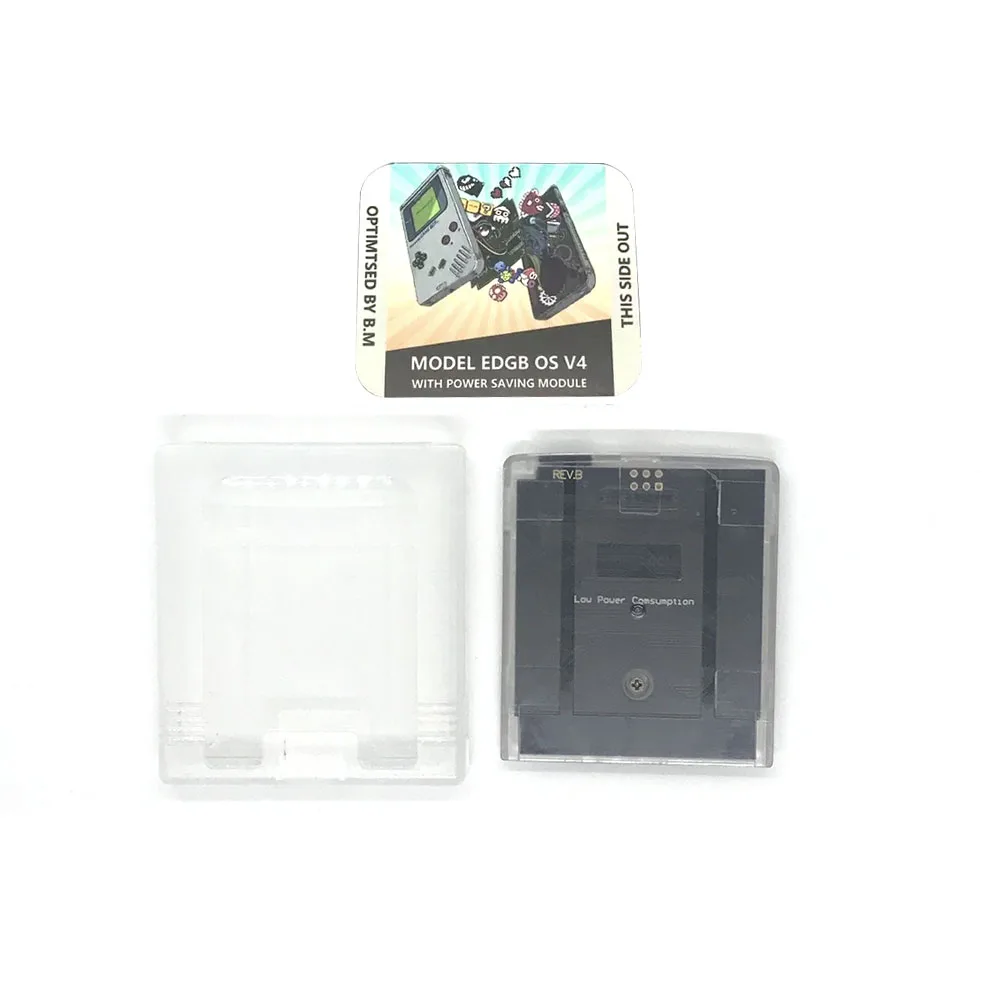 Tarjeta de cartucho de juego EDGB OS V4 personalizada para Gameboy GBA GBC GBASP GB DMG, tarjeta de cartucho de juego de ahorro de energía con tarjeta tf 4G, nueva