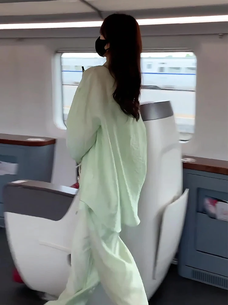 New Summer 2025 Faion Set Beautiful een Sun Protection irt Vest Wide Leg Pants Tee Piece Women's Clothing Ensemble