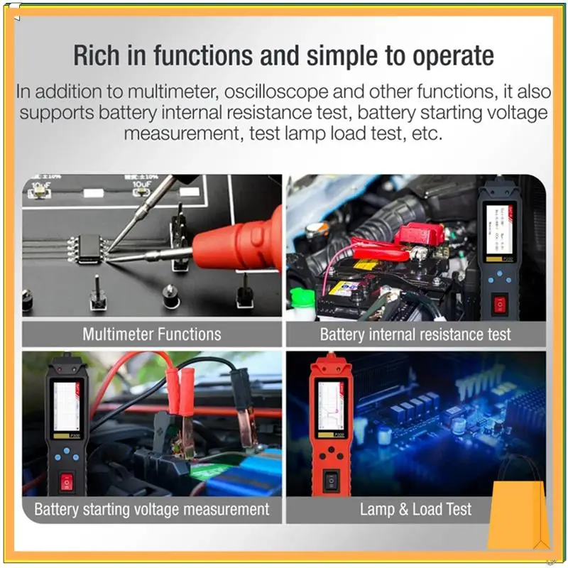 

Trending P200 Car Electrical Circuit Tester Probe Pen, Voltage Resistance Test Kit For Auto Battery Testing