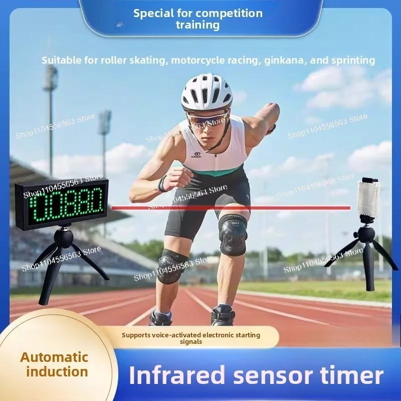 Infrared Slalom Timer, Auto-Sensing Laser System for Kart Racing & Cones Course Timing