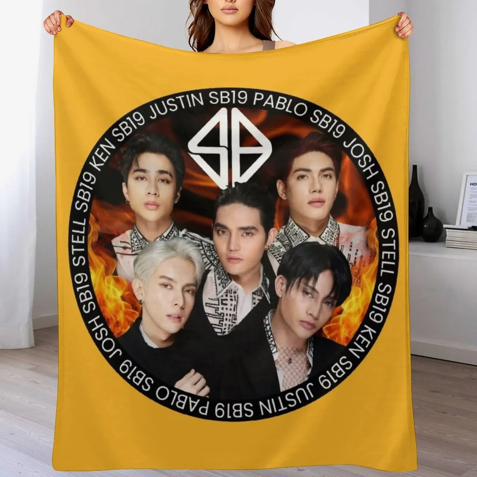 

SB19 AAA Awards Throw Blanket Tourist Luxury Thicken cosplay anime Moving Blankets