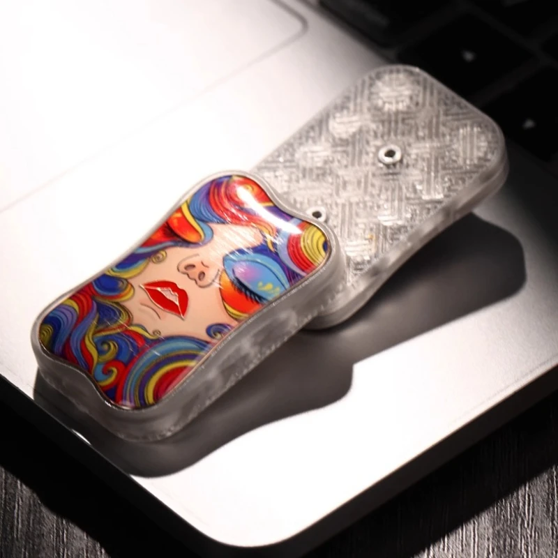 لعبة تخفيف الضغط على بطاقة الإصبع غير محدودة لفتاة قوس قزح مغناطيسية جديدة من CJEDC #6