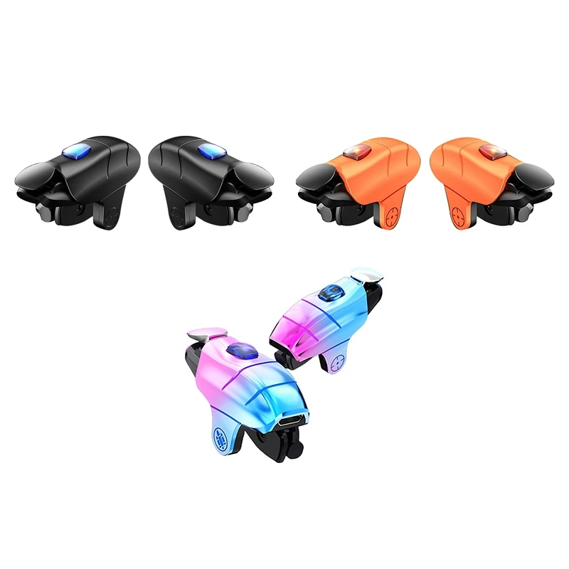 

Игровой триггер для телефона, 2 шт., кнопка геймпада для PUBG LOL L1R1, игровой контроллер для шутера для Iphone, телефона Android