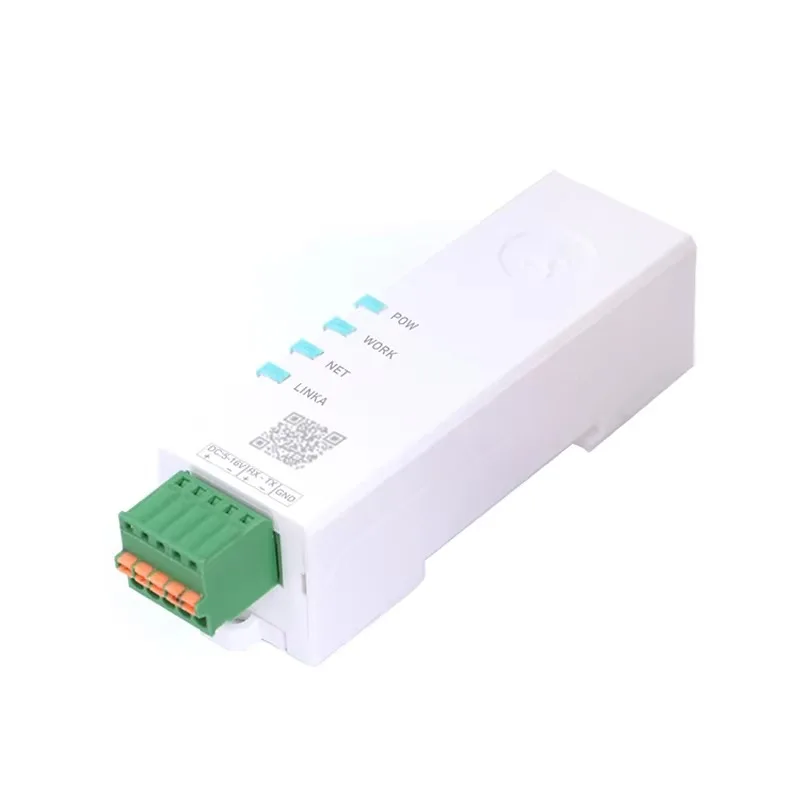 USR-DR154 Din-Rail 4G LTE Cat 1 Industrial Cellular Modem High Speed RS485 Port with SIM Card Slot Remote Communication
