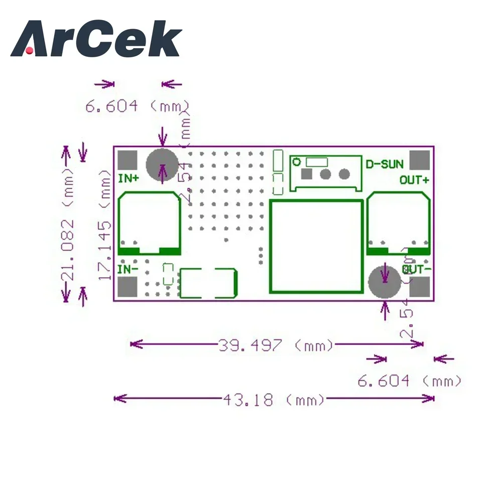 DC-DC LM2596S Step-Down Adjustable Buck LM2596 3A Regulated Power Supply Module Car Power Supply 5.5V - 35V To 0V - 30V