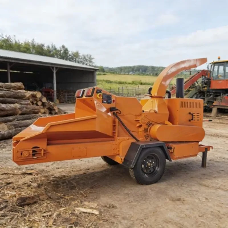 High-Torque Drum Wood C per,   for Pallet Recycling, Wood Waste Management and Shaving