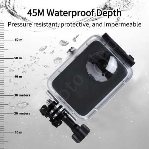 Imagen 2 del producto Carcasa Impermeable para Cámara de 45 m de Profundidad para Dji Osmo 360, Carcasa Subacuática, Cubierta Protectora para Cámara Dji 360, Carcasa de Buceo