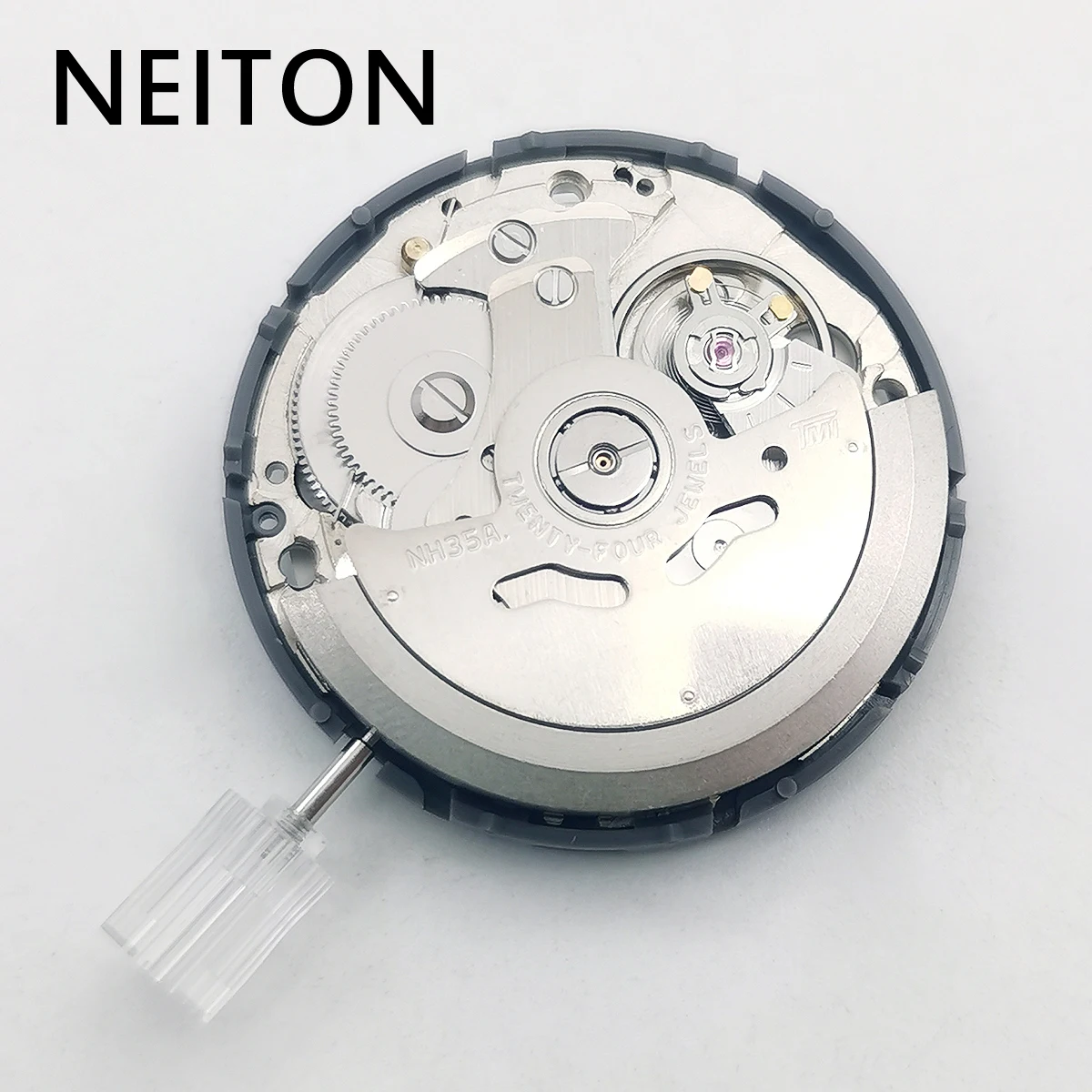 Japan NH35A Premium Mechanical Movement NH35 White Date wheel 24 Jewels Automatic Self-winding High Accuracy Movt Replace