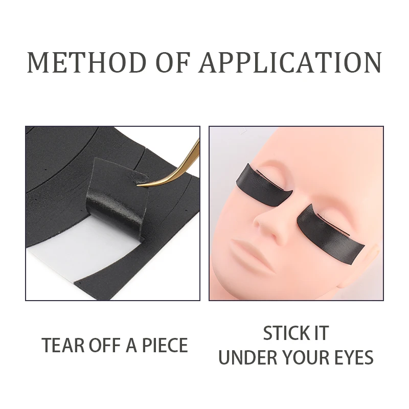 110pcs/Roll Soft PE Foam Lash Isolation Pads Disposable Under Eye Tape Sticker Eyelash Extension Separator Patches Beauty Salon