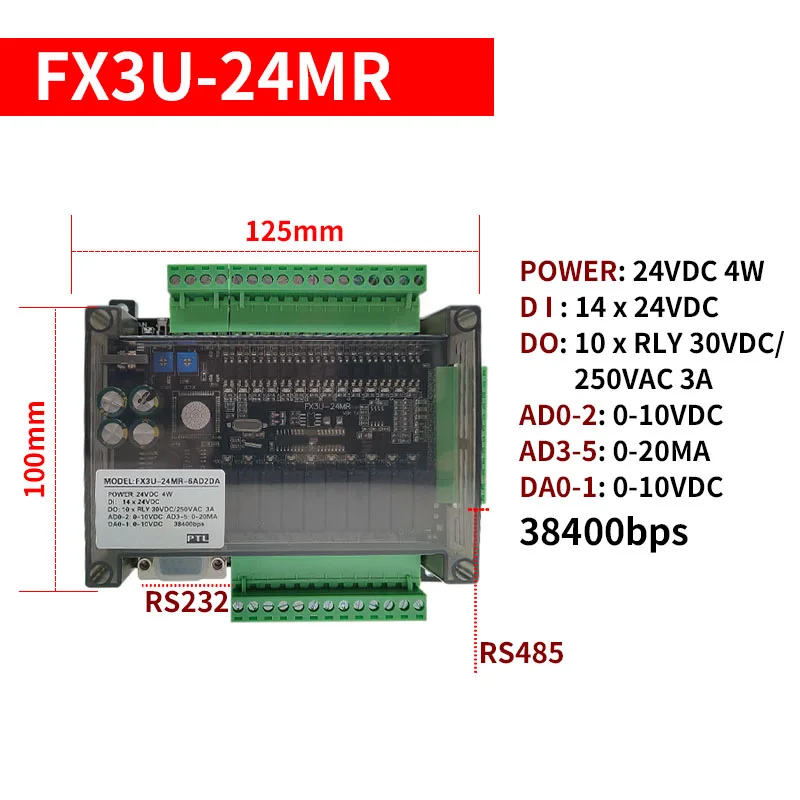 Variant: FX3U-24MR