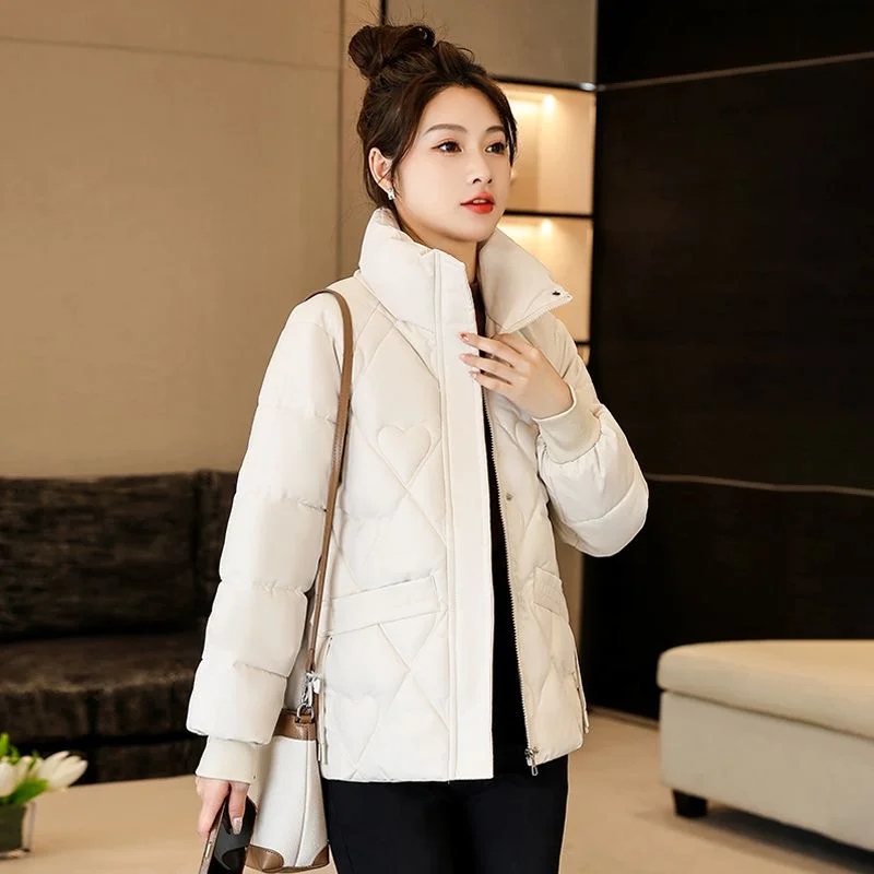 2024 Cotton-padded Winter New Women's Maillard Thin Man Warm Cotton-padded Clothing Fashion Explosion Korean Version Short Coat