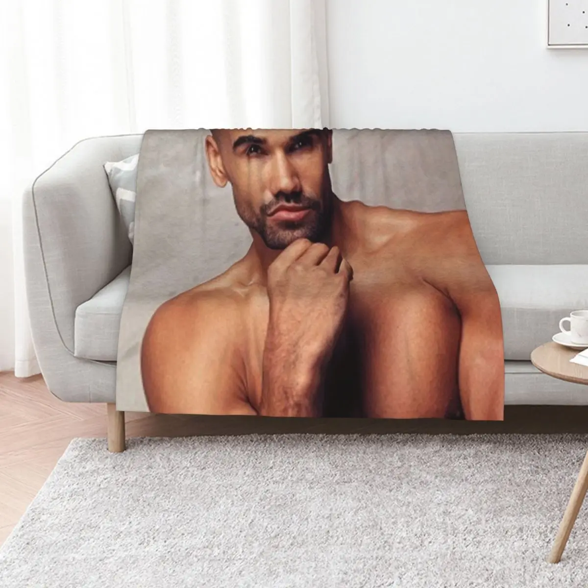 

shemar moore Throw Blanket Vintage Soft Big anime Retros Blankets