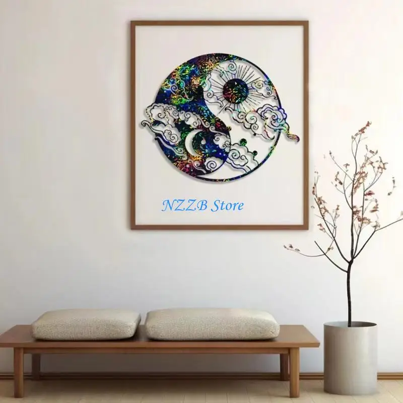 

T21F Flexible Silicone Sun Moon Molds for Artistics and Home Decoration Crafting