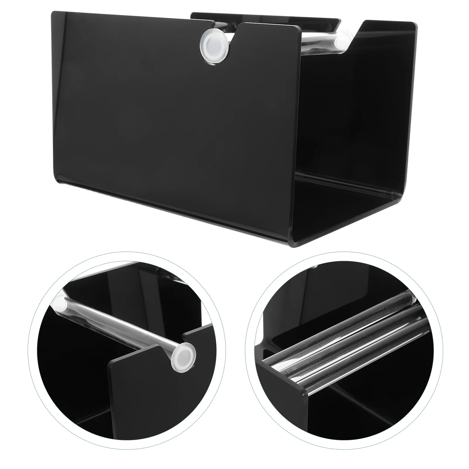 Aufkleber-Rollenhalter, Ständer, verstellbarer Acryl-Organizer für Büro, Basteln, Etiketten, Abgabescheiben, Aufbewahrungsregal für den Versand