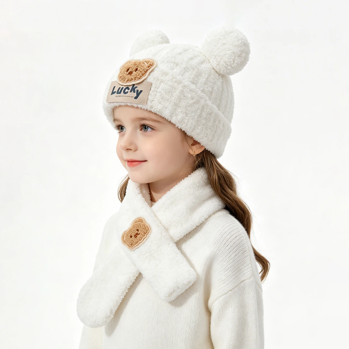 conjunto-de-2-pecas-gorro-de-pelucia-quente-de-inverno-para-criancas-com-orelhas-de-urso-fofas-e-cachecol-de-la-macia-com-aplique-de-sorte-para-meninos-e-meninas