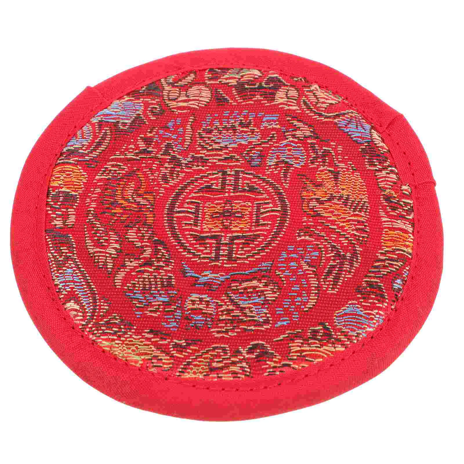 Buddha Sound Bowl Cushion Pads Handmade Singing Mat Tibetan Ritual Instruments Pillow Cloth