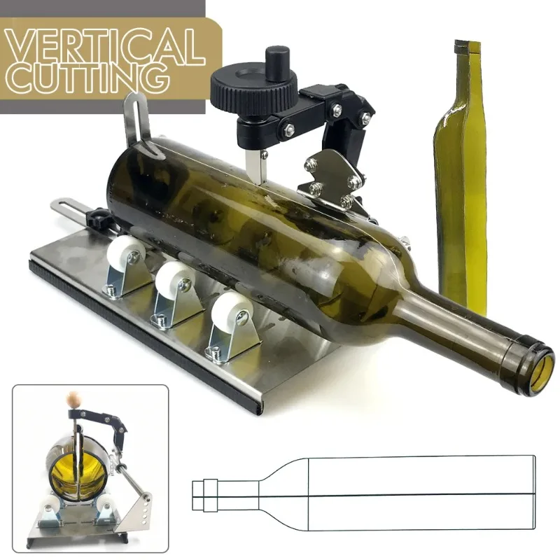 

Professional glass bottle cutting tool, suitable for square and round bottles, recycling kits and accessories