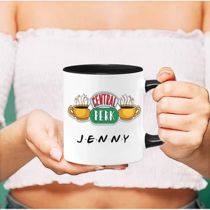 Personalisierte zentrale Perk -Design -Tasse, Kaffeetasse, maßgeschneiderte Teetasse, Schokolade, Milch, Becher Bier, Liebhaber, Freunde Geschenke, Drop Shipping 8 Hauptverkauf Copinho de Schokolade - №4