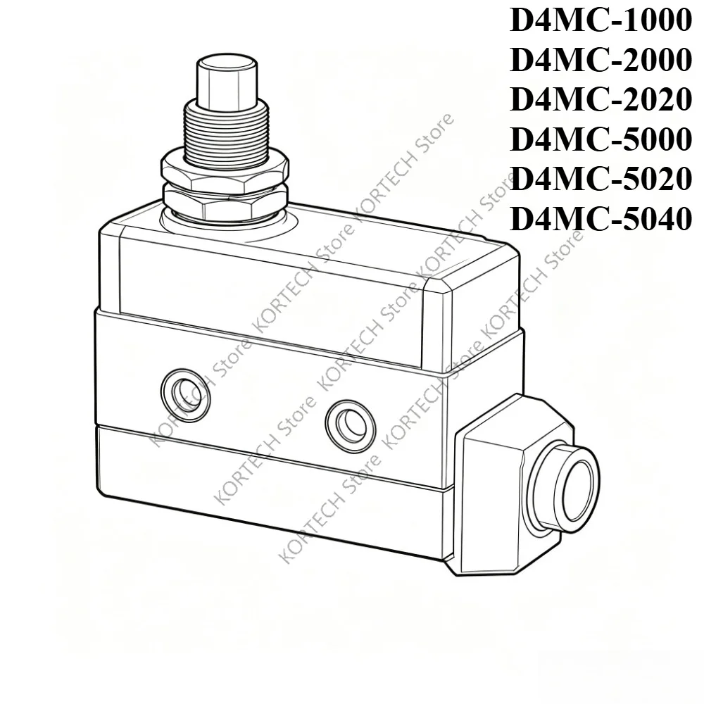 Original and brand new  Stroke limit switch D4MC-1000 D4MC-2000 D4MC-2020 D4MC-5000 D4MC-5020 D4MC-5040 micro stroke switch