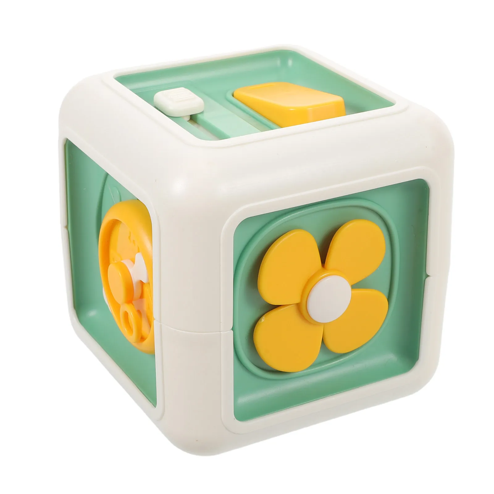 

Монтессори-куб для развития мелкой моторики, 6-сторонний интерактивный сенсорный куб-самолет для путешествий, развивающая игрушка для малышей