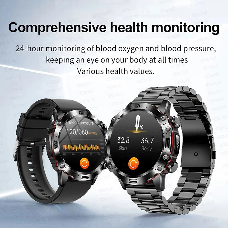 2025 New Nursing Grade Blood Lipids Uric Acid Smart Watch Men ECG+PPG Fitness Tracker Clock Bluetooth Call Sports Smart Bracelet