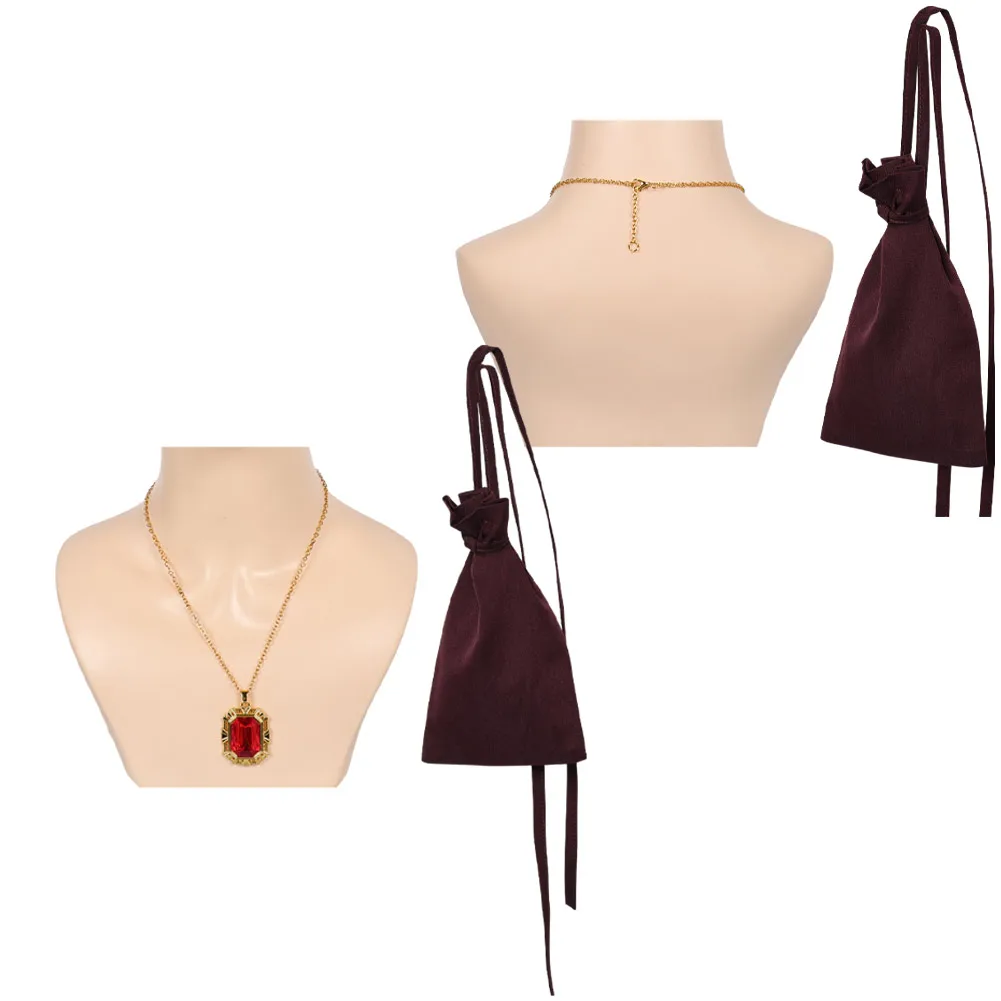 فيلم التلفزيون ساندمان تأثيري حلم قلادة الرمل اكسسوارات طقم ملابس تمويه هالوين كرنفال لعب الأدوار الدعائم للنساء