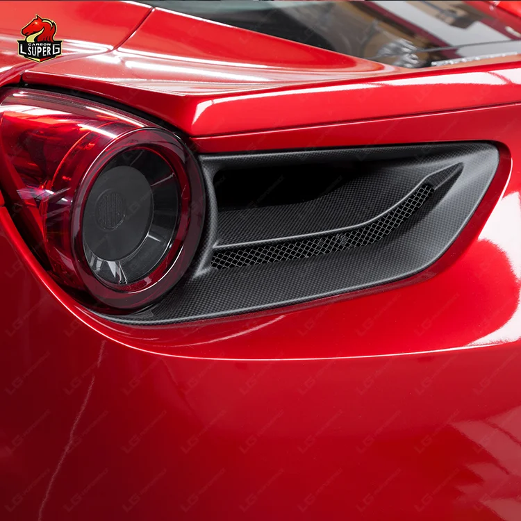 New Design C Style Carbon Fiber Body Kit For Ferrari 488 upgrade Car Exterior Facelift Accessories Front Lip Rear Diffusers