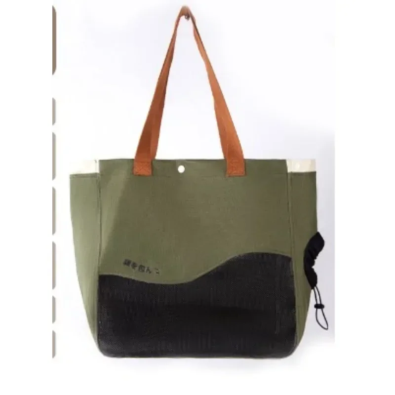 Pet Bag Out INS Portable Cat Bag One Shoulder Breathable Canvas Bag Portable Dog Bag Small Dog Exposed Cat Bag