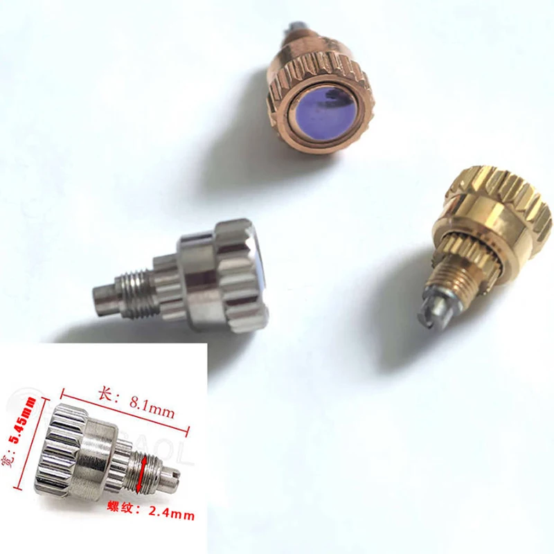 Customized Watch Crown Dia 5.45mm Crown Mod Watch Replace Part