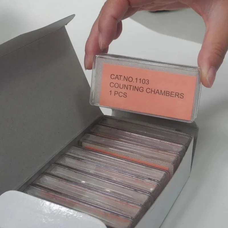 Disposable sperm counting chamber