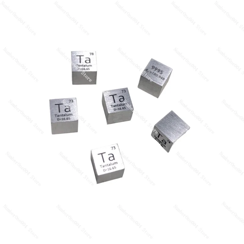 

Real Shot Metal Tantalum Periodic Table Cube 10mm Average 16.6G TA 99.95 Tantalum Cubic Metal Tantalum