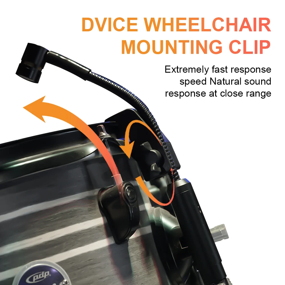 ميكروفون الطبل T98 D/V معدات تسجيل الميكروفون المكثف مناسبة للعروض الخارجية وإعادة الأماكن الداخلية #4