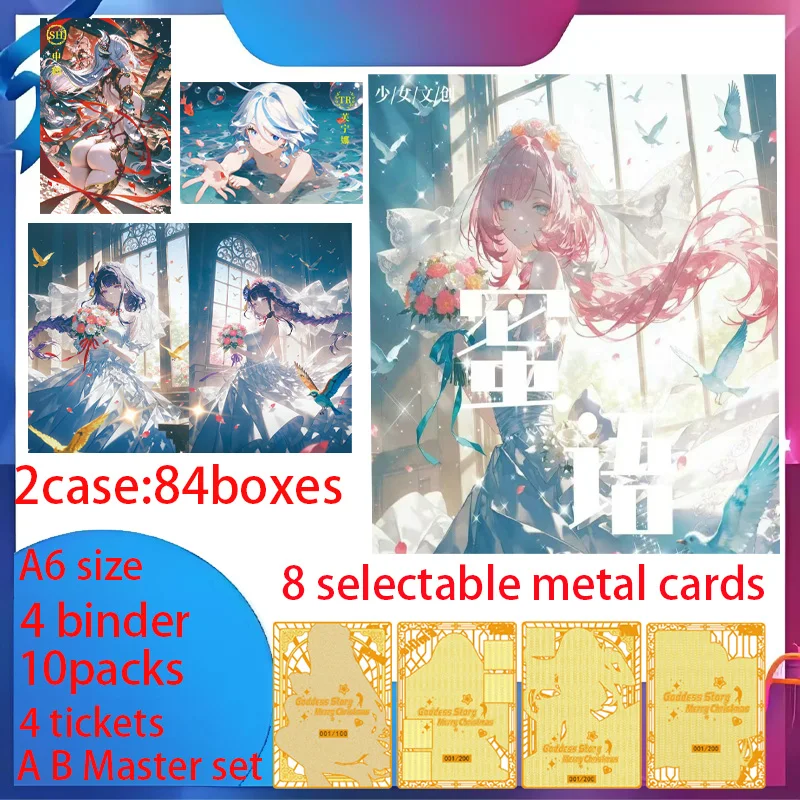 

Wholesale 2025 Newest A5 Size Secret Words Goddess Card Board Waifu No Dupes Master Set Doujin Toys Artboard Gift