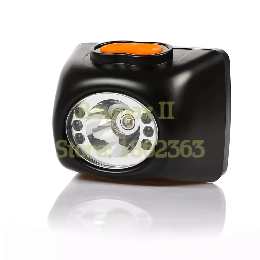 Lampada frontale Cordless 3W Cree Led, lampada con cappuccio di sicurezza Display LCD a batteria agli ioni di litio per campeggio, miniere, caccia