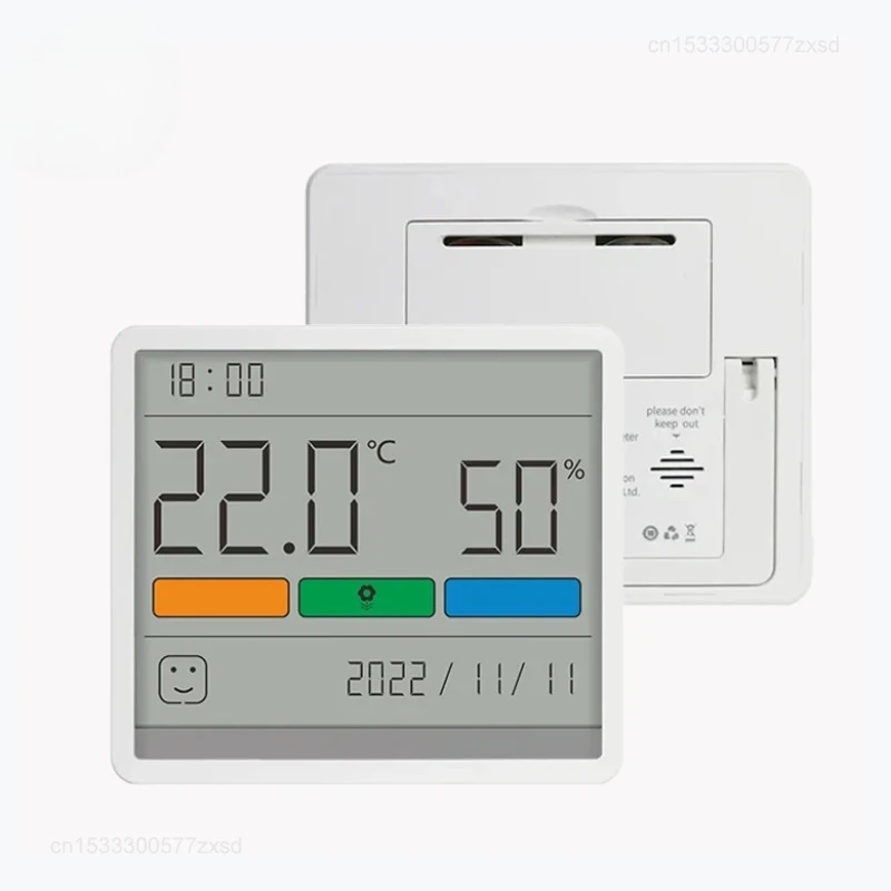 DUKA Atuman LCD Electronic Digital Temperature Humidity Meter Clock Mini Digital Clock Decorative Large Screen Schedule