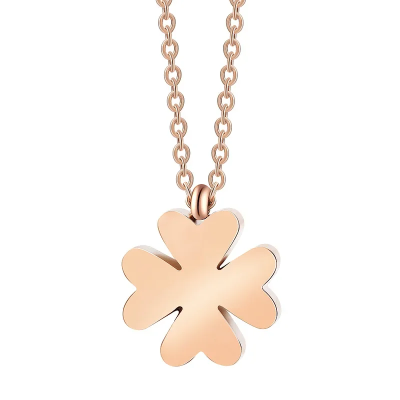 Brandneue, lichtbeständige Goldblumen-Halskette, Schlüsselbein-Halskette, Geschenk für Frauen, modische Halskette aus Titanstahl