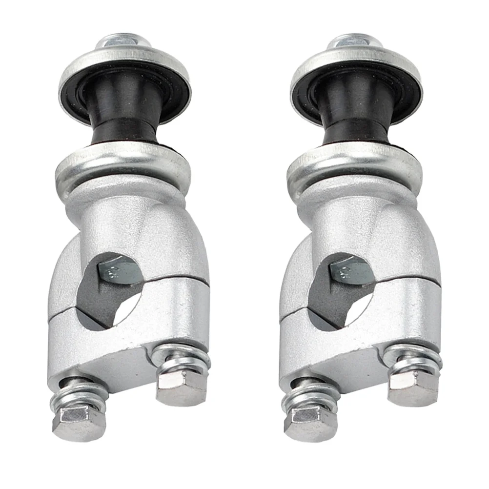 

2pcs Alloy Handlebar Riser Motorbike Bar Clamp Adjustable For Motorcycle Long-Lasting Metal Connectors Pivoting Design