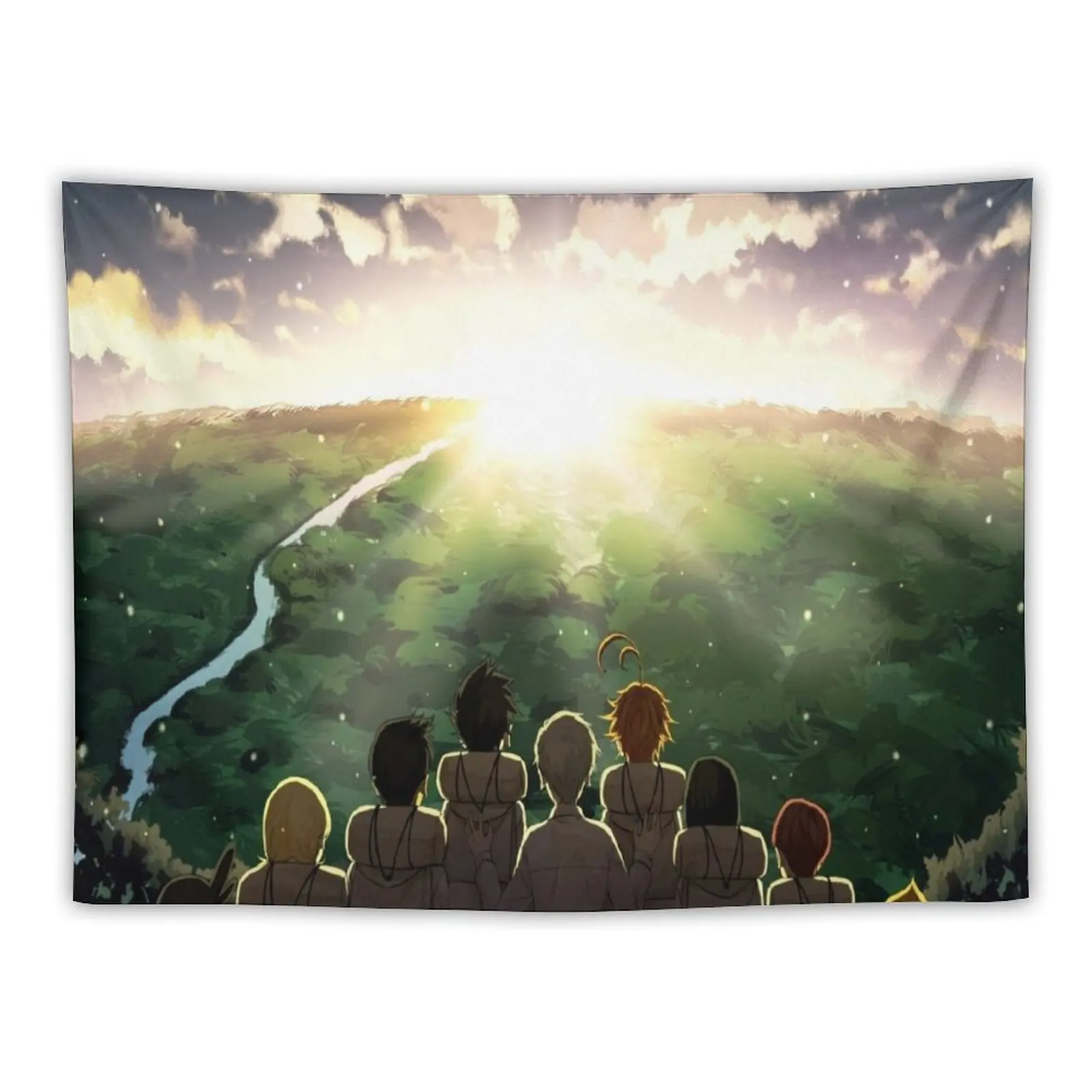 

The promised neverland Yakusoku no Nebārando Tapestry Wall Tapestries Art Mural Tapestry