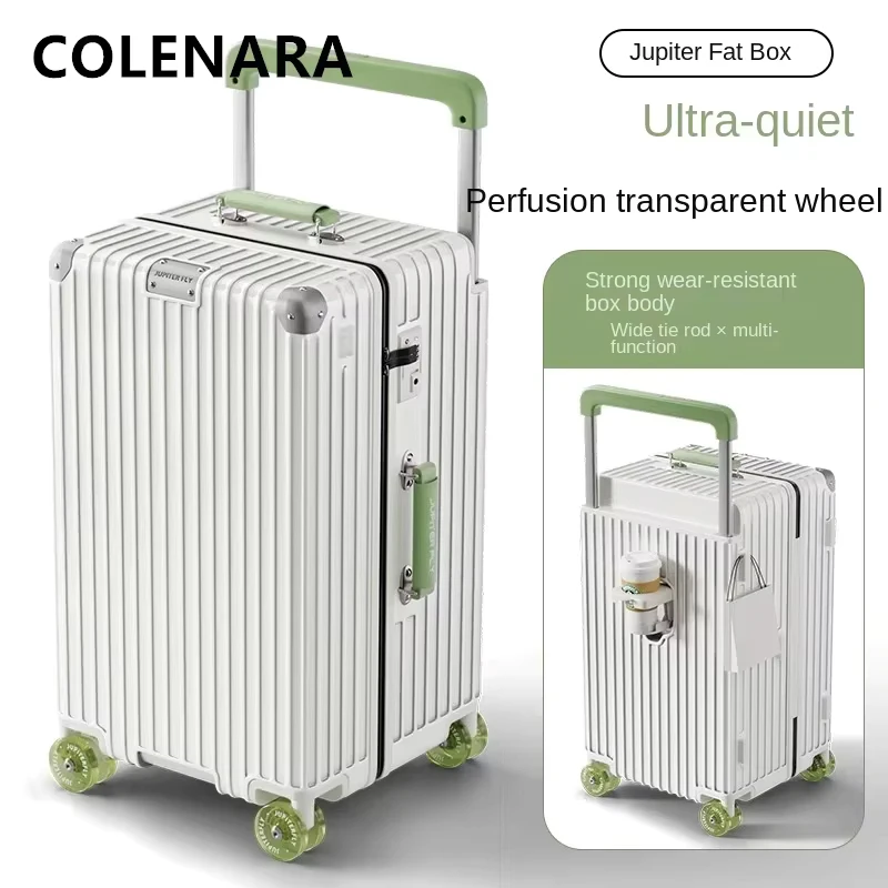 COLENARA Large Capacity Luggage Ultra Light Boarding Case ABS+PC Trolley Case 20