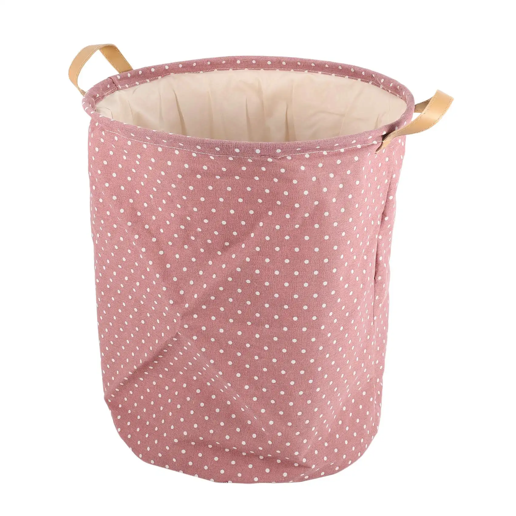 Waterproof Laundry Basket Gift Bag Clothes Storage Basket Home Clothes Bucket Children\'S Toys Storage Laundry Basket Pink