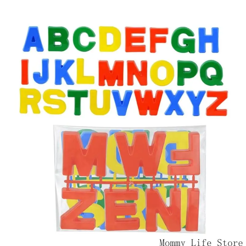 

Alphabets Learning 26PCS Colorful Sand Molds Toy Kids Beach Sand Playset Toy