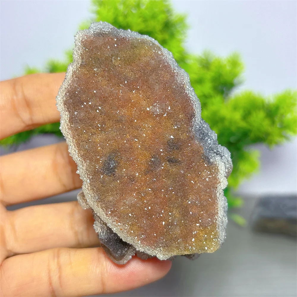 Sphalerite With Druzy Raw Natural Crystal Lucky Quartz Stone Garden Reiki Gifts Healing Energy Love Home Decoritem Room Decor