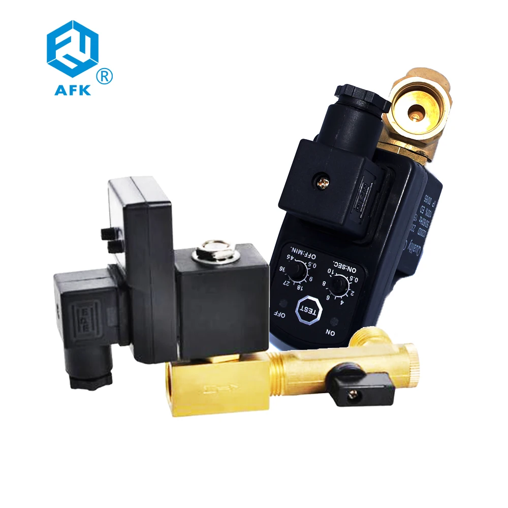 Air Compressor Automatic Water Drain Discharge Valve Leak