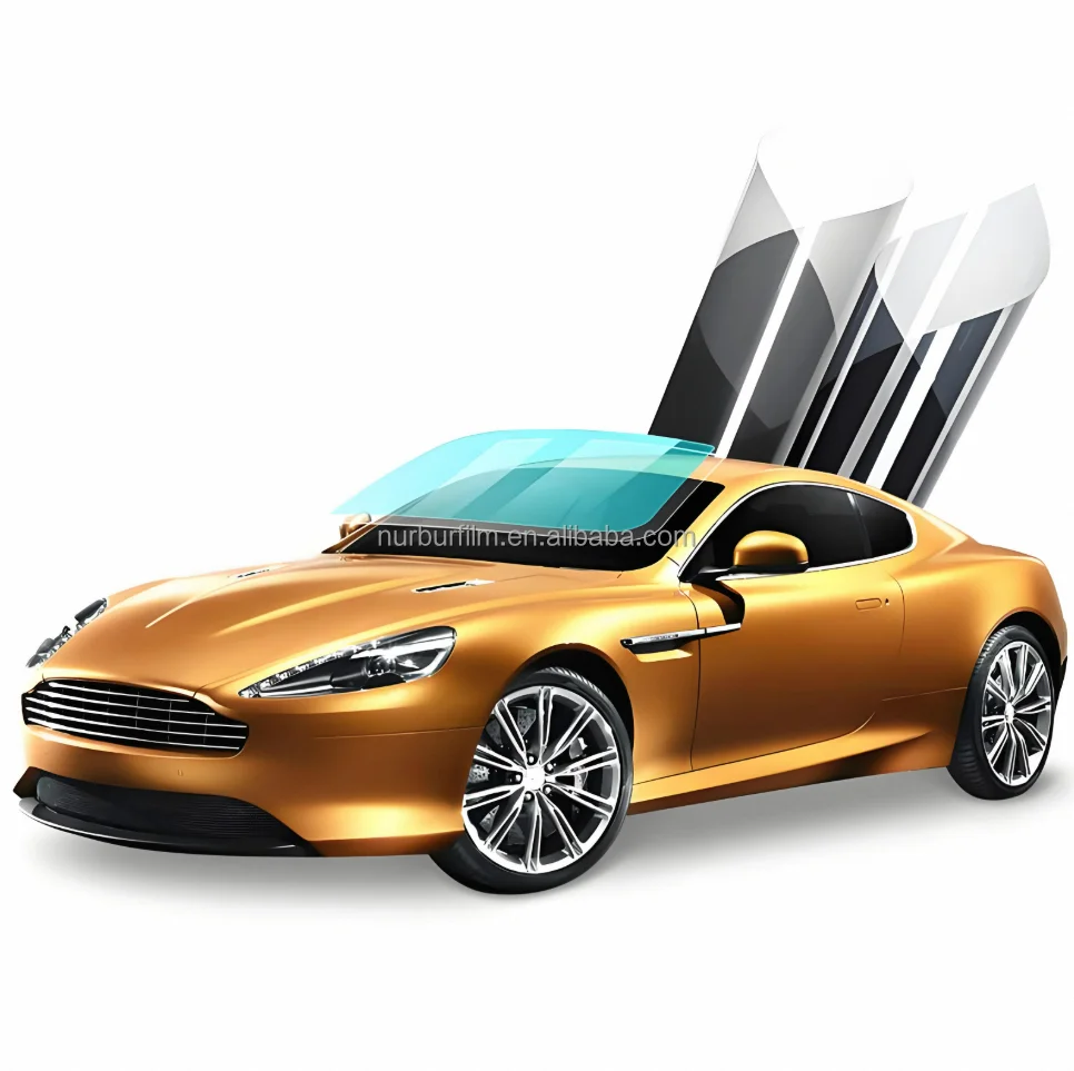 

Nurburfilm Ceramic Window Film Size 1.52*30m Auto 2 Mil Car Window Tint High Heat Rejection Solar Tint for Car