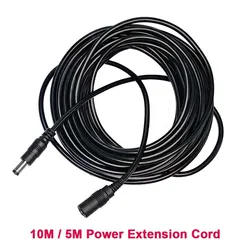 10M/5M 5.5mm * 2.1mm złącze zasilania prądem stałym przedłużacz Jack Adapter kabel zasilający DC żeński męski przedłużacz wtyczka zewnętrzna