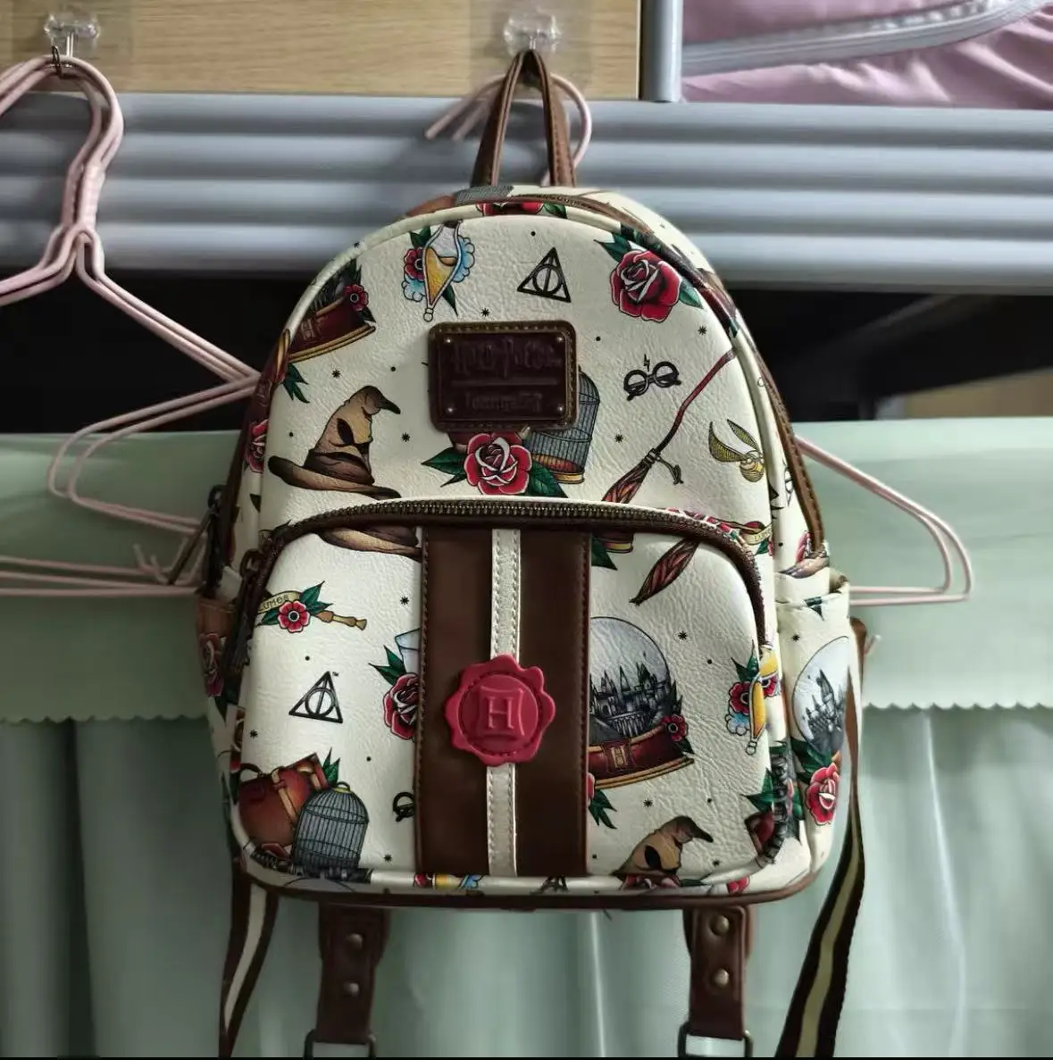 Cute Loungefly Double Strap Backpack Stylish Women Shoulder Purse Casual Daily Bag Hobby Collectible Gift For Movi - view 2