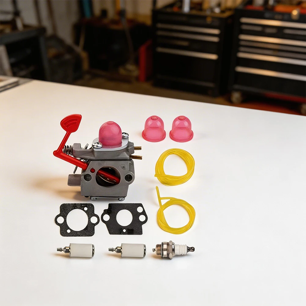 Carburetor Kit for Poulan BVM200C For Craftsman 25CC M325 Leaf Blowers Designed for Accurate Fuel Flow Calibration