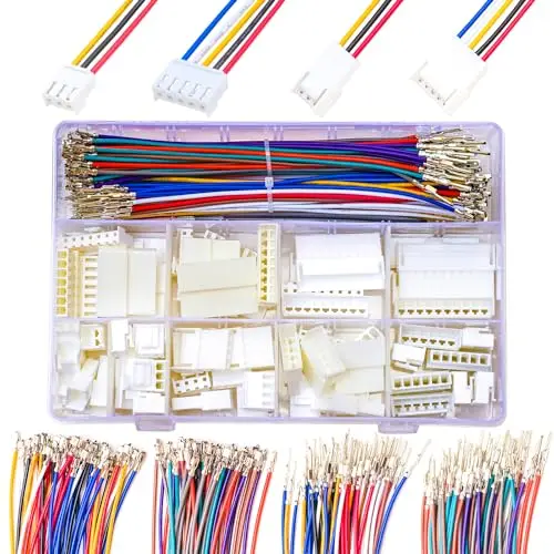 Zestaw złącze JST 3.96mm JST-VH 3.96 męskie złącze żeńskie z wstępnie zaciskanymi kablami 20AWG, złącze VH 3.96mm (zestaw VH-MF)