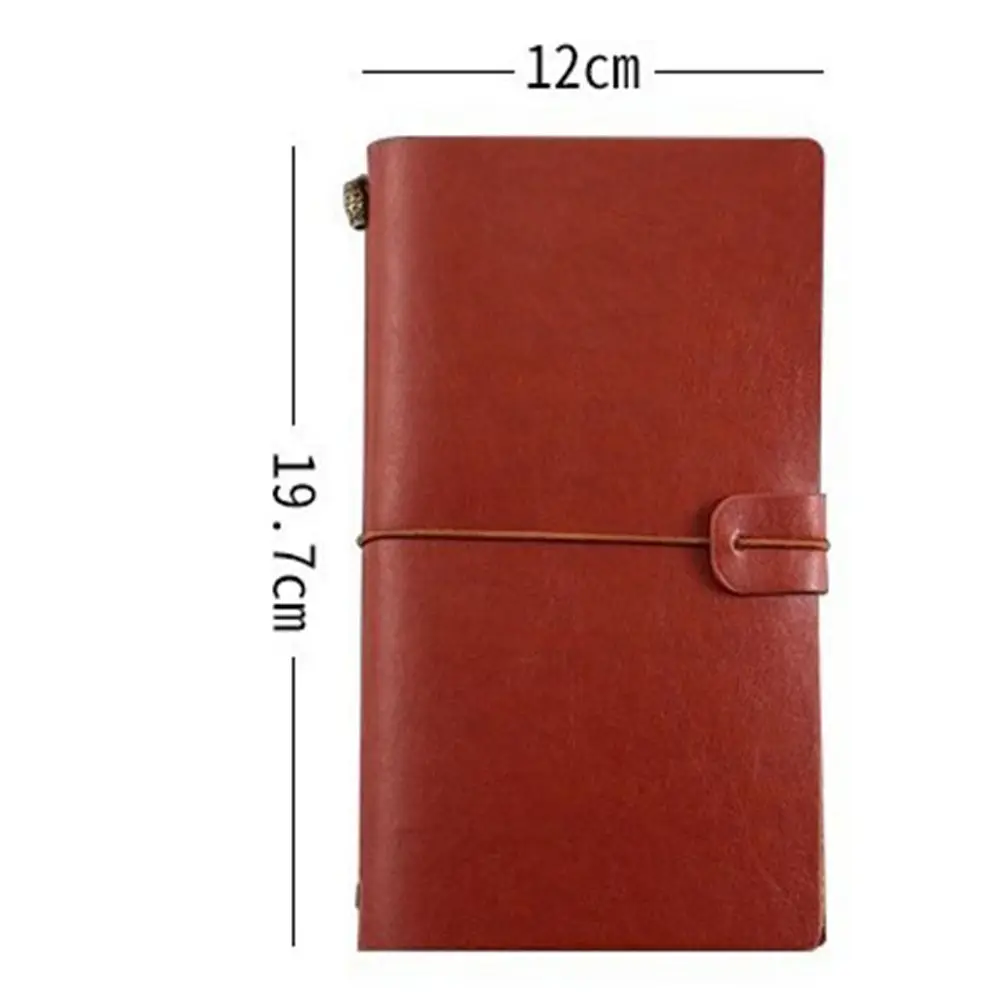 Portable Diary Book School Supplies Gifts Handmade Cover Notepad Leather Travel Book Daily Organizer Journal Booklet Notebook