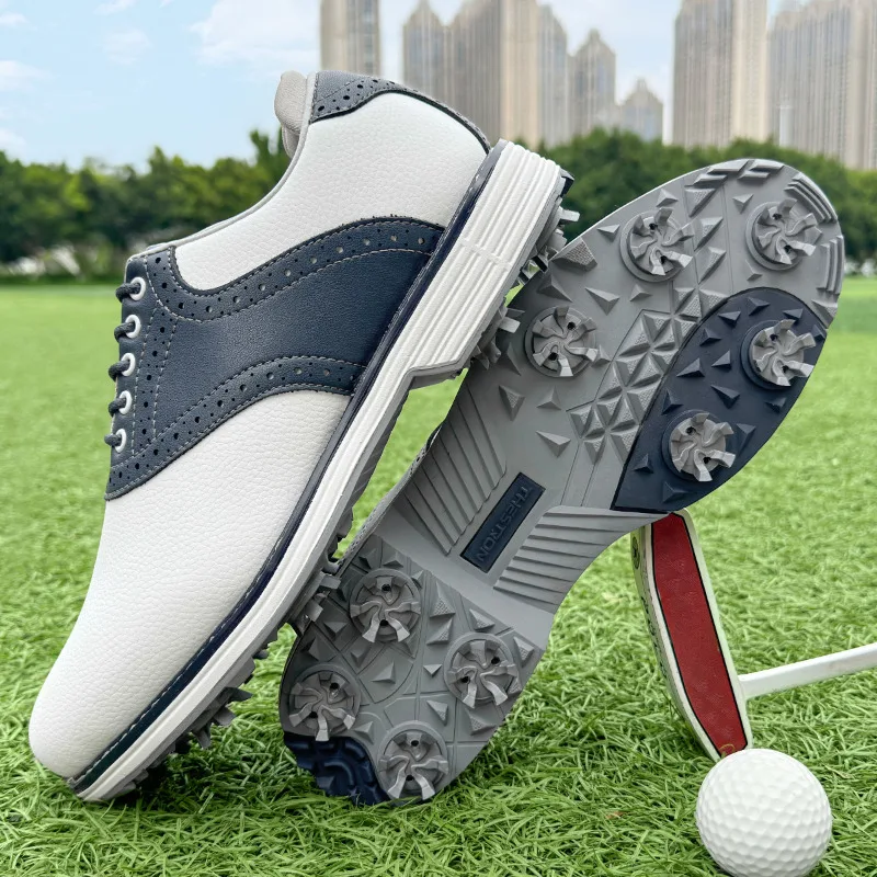 

Golf Shoes Men Comfortable Walking Footwears for Golfers Male Cushioning Walking Shoes Lightweight